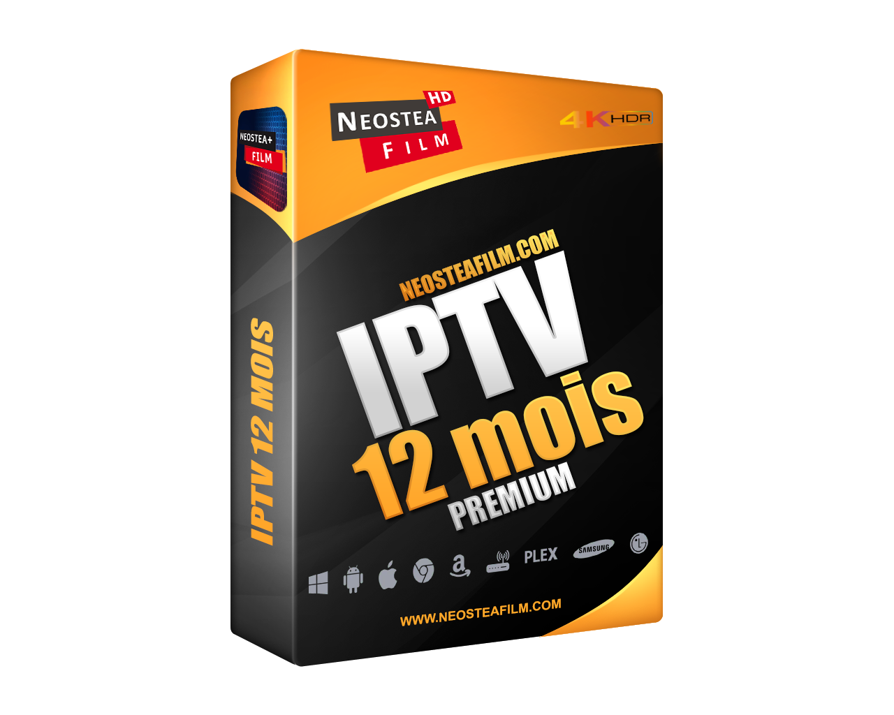 Abonnement Iptv 12 Mois - serveur rapide et stable avec qualité FHD